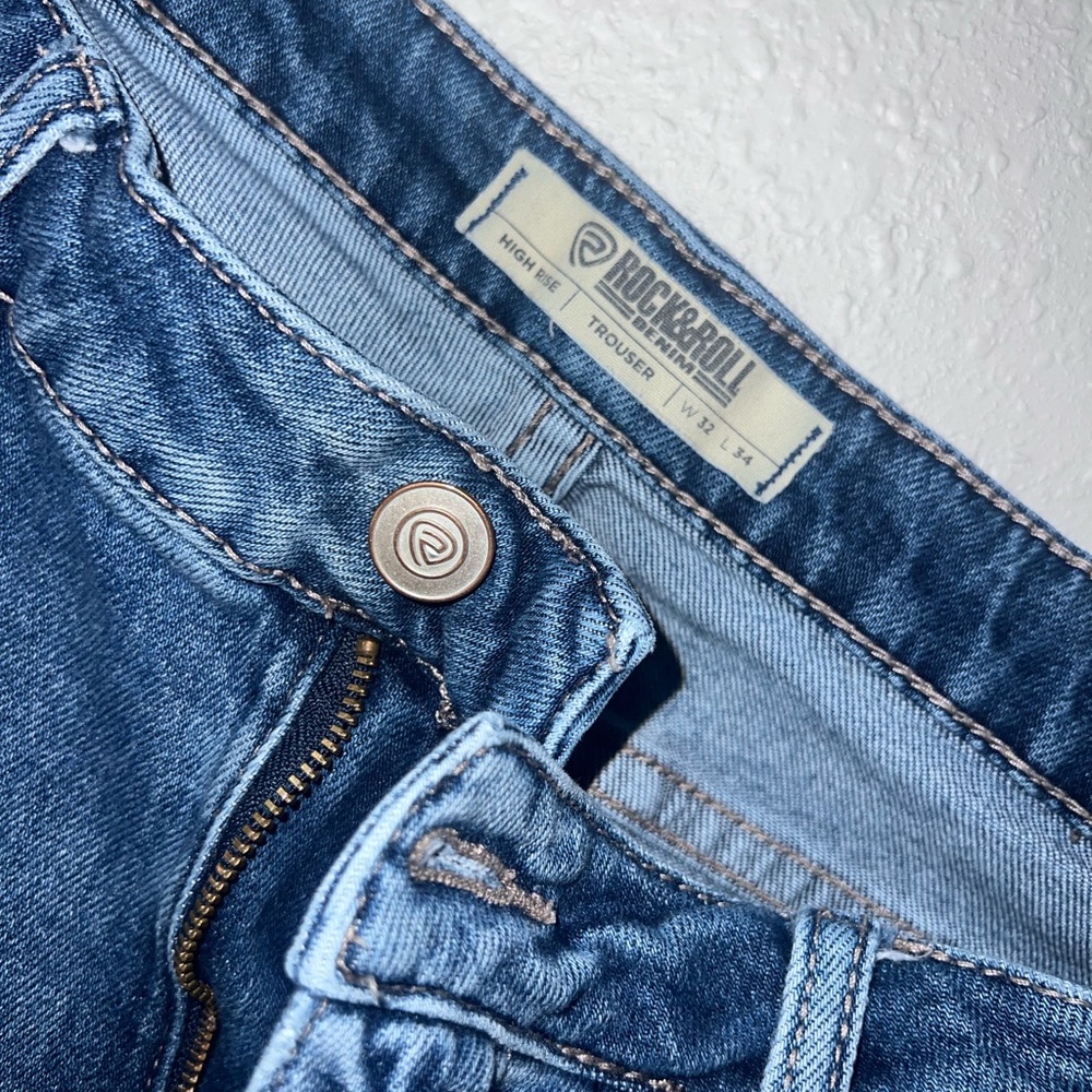 Rock & Roll denim high rise trouser